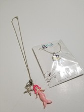 childs hello kitty necklace and mermaid necklace 22024