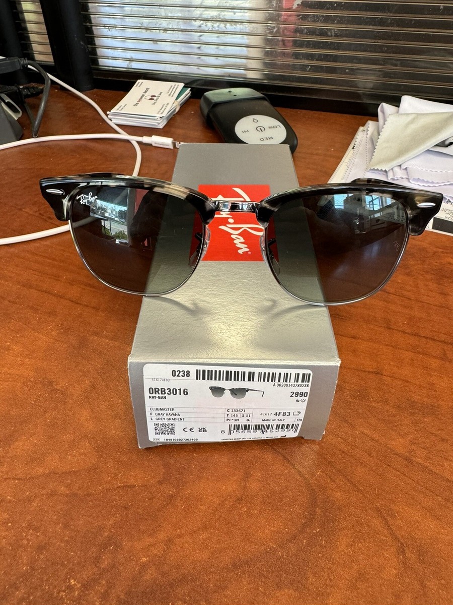 小物 Ray-Ban RB3016 Ray-Ban™ Clubmaster RB3016 Square Sunglasses | EyeOns.com