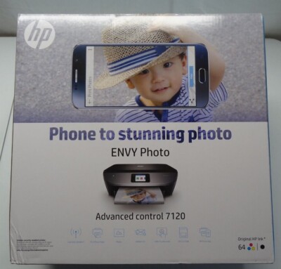 NEW HP 7120 Envy Photo Advance Control Bluetooth Wireless All-in-One Printer 64
