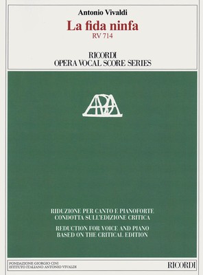 Antonio Vivaldi La fida ninfa RV 714 Opera Vocal Score & Piano Sheet Music