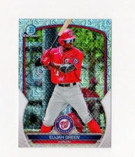 2023 Bowman Chrome Elijah Green #BCP-23 Mojo Refractor Washington Nationals