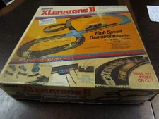 Vintage 1976 Aurora XLerators II racing set slot car for parts