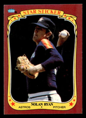 1986 Fleer Star Sticker MLB Baseball Card Single * You PICK CHOOSE *