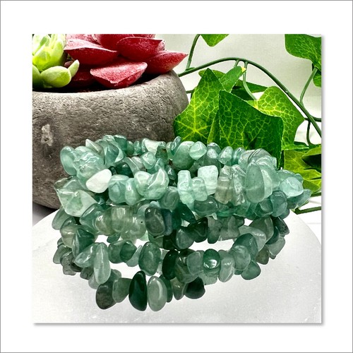 Crystal Gemstone Chip Bead Chakra Stone Stretch Reiki Bracelet Jewellery Gift - Picture 22 of 56