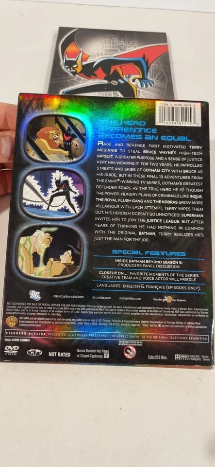 Batman Beyond - Complete Season Three 3 - DVD Box Set Region 1 Like New - Image 2 of 4