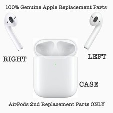 Apple AirPods 2nd Gen Bluetooth Ear Headphones (Left / Right / Case )ONLY  ⭐⭐⭐⭐