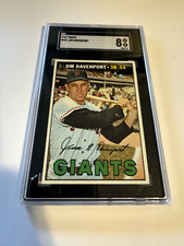 1967 Topps Baseball Card #441 Jim Davenport SGC 8 Just Graded
