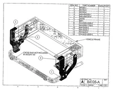 SNOWBEAR Snow Plow Mount Kit Jeep Cherokee 84-02 Comanchee Wagoneer 84105 397023