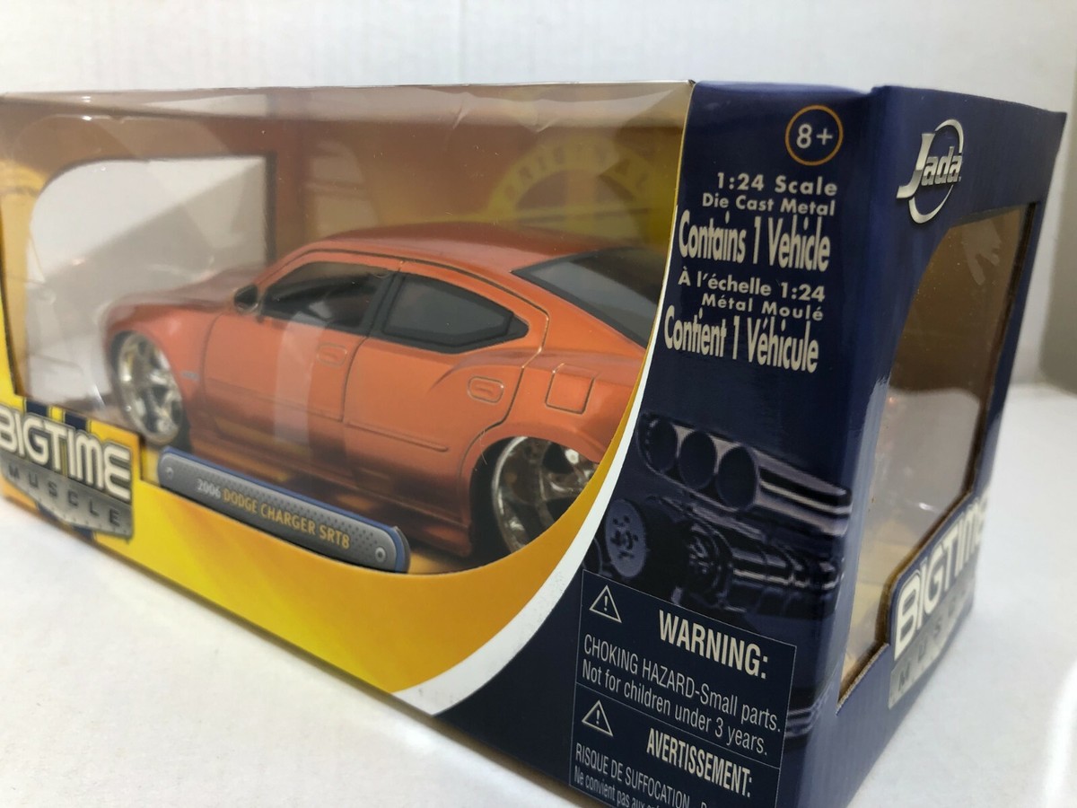 jada 2006 ダッジ・チャージャーSRT8　ビッグタイムマッスル　1/24 JADA BIGTIME BTM 2006 DODGE CHARGER SRT8 COPPER 1:24 DIECAST MODEL