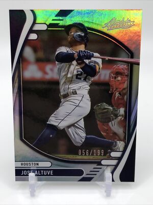 2022 Panini Absolute Holo Silver /199 Jose Altuve #78 Houston Astros