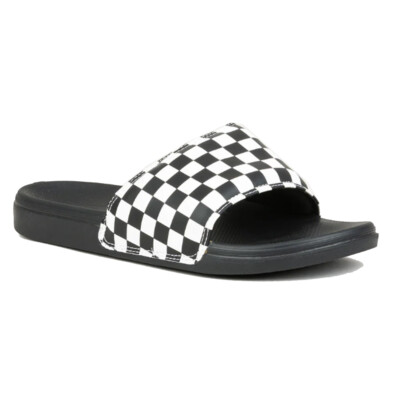 Vans LA COSTA SLIDE-ON (CHECKERBOARD) Sandale - TRUWHT/BLK