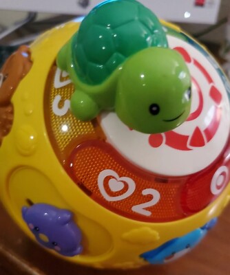 VTech Wiggle and Crawl Ball Multicolor Clean & Works Perfect -EUC -Fast Shipping