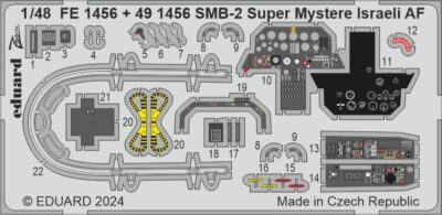 MW22 EDUARD FE1456 SMB-2 SUPER MYSTERE ISRAELI AF 1/48  ZOOM SET for SPECIAL HOB