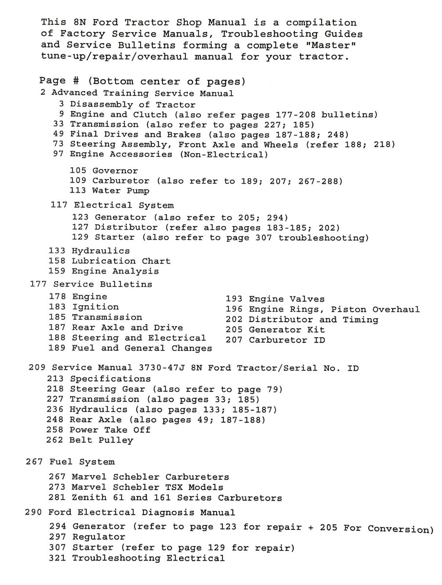 Lotto 3 Manuali Per Trattori Ford 8N Operatori Di Officine - Foto 9