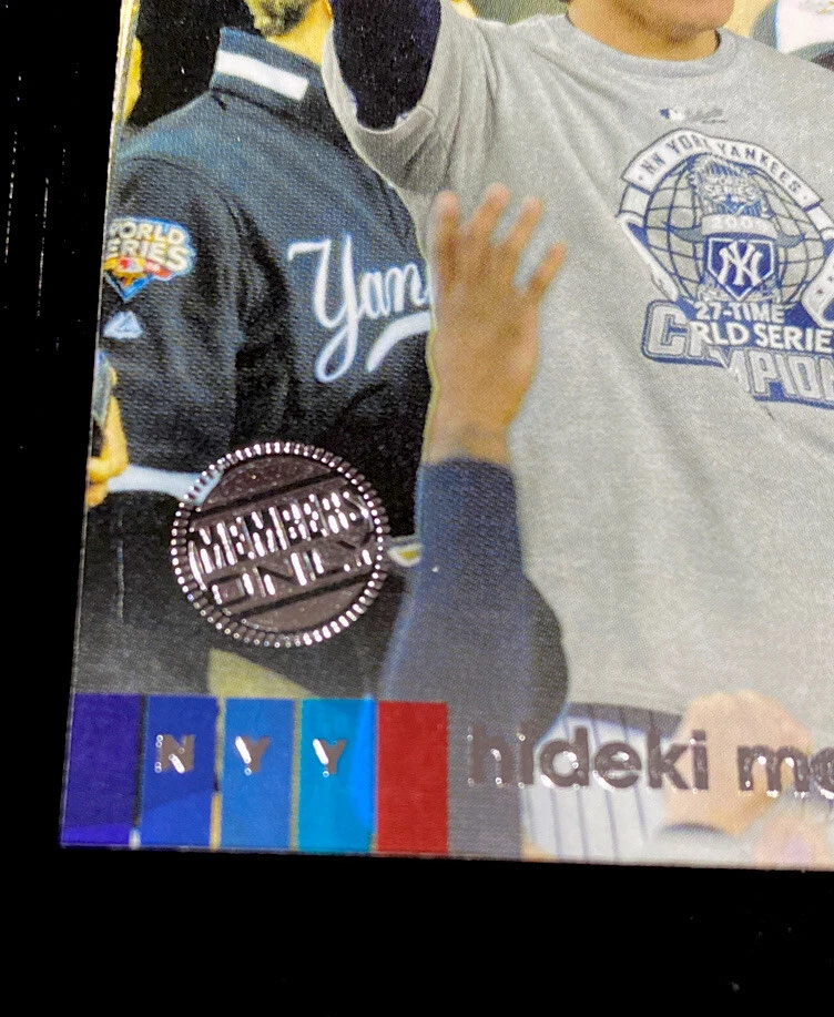 🔥 2020 HIDEKI MATSUI Topps Stadium Club MEMBERS ONLY Parallel Yankees CASE HIT! - Image 2 of 3
