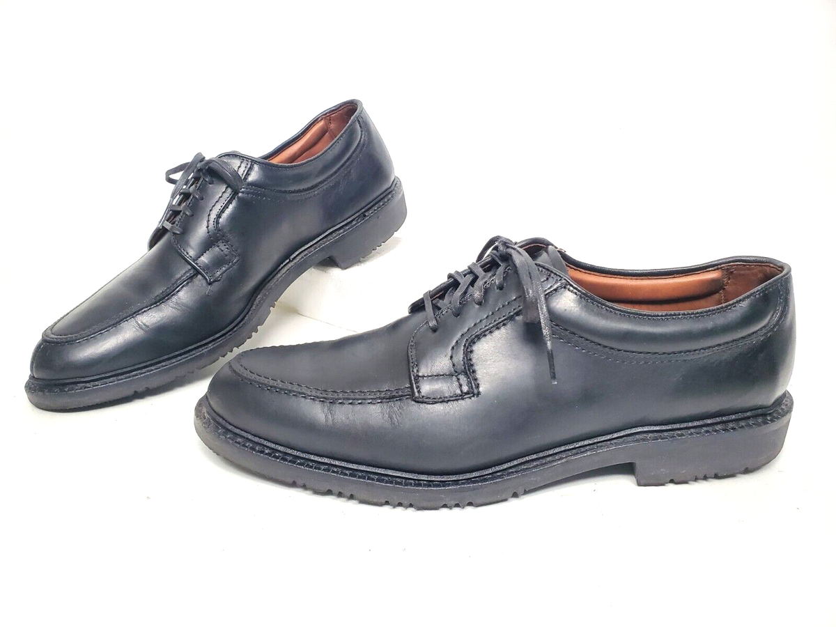 Allen Edmonds Wilbert Black Leather Split Toe Derby Comfort  display picture 1