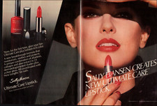 1985 Vintage ad Sally Hansen retro cosmetic lipstick 80's Fashion  05/16/23