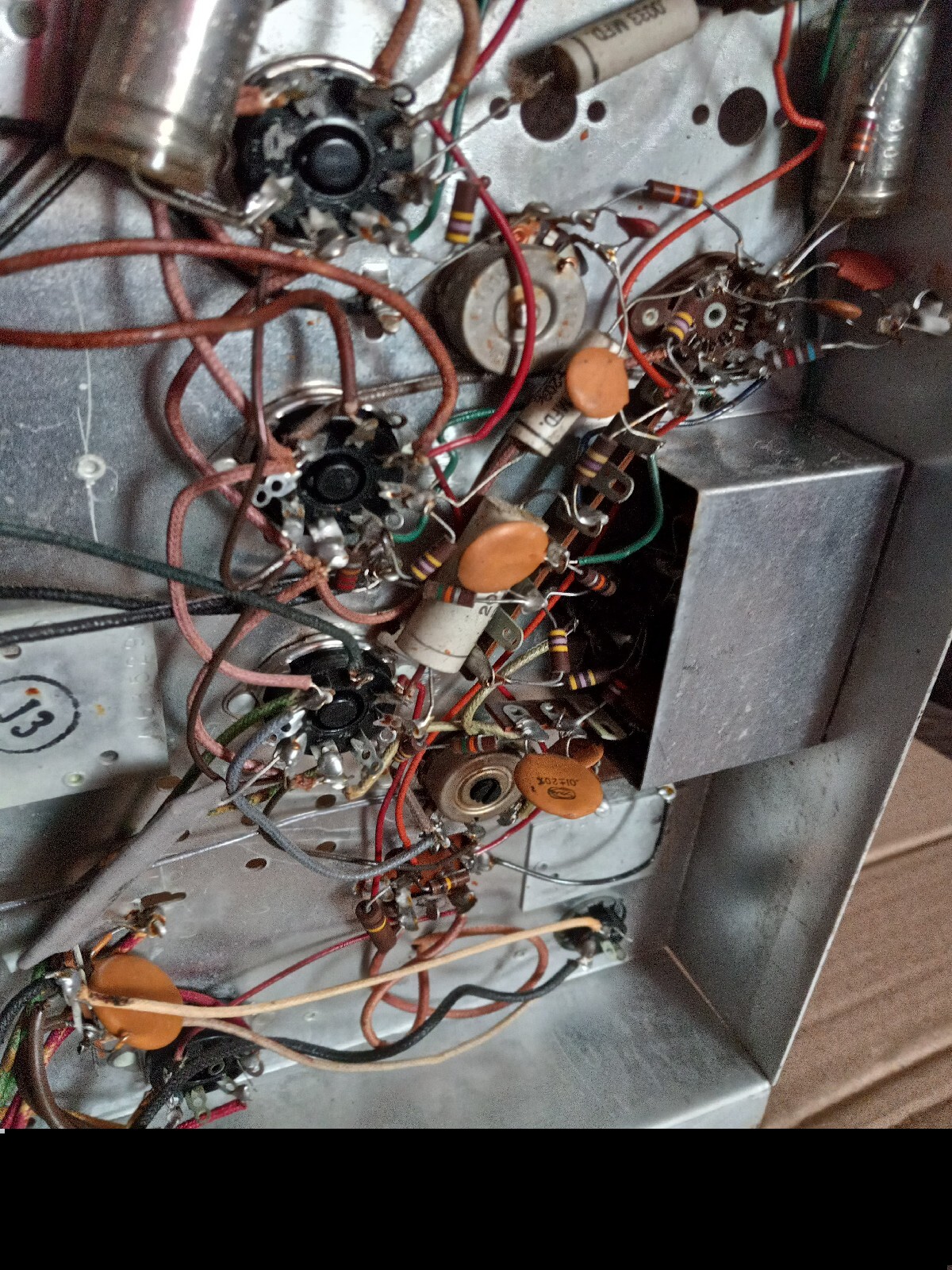 Vintage Tube Amp Amplifier Unit Magnavox Parts Or Repair eBay