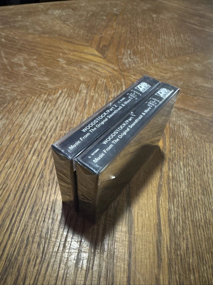 Woodstock Parts 1 & 2 Cassette Tapes Music from The Original Soundtrack NEW - Image 3 of 3