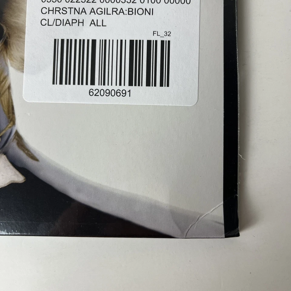 Christina Aguilera Bionic 3xLP Clear Black Splatter Vinyl Urban Outfitters SEALD - Image 3 of 3