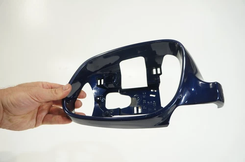 03-2006 porsche cayenne driver left side rear view door mirror cover panel BLUE