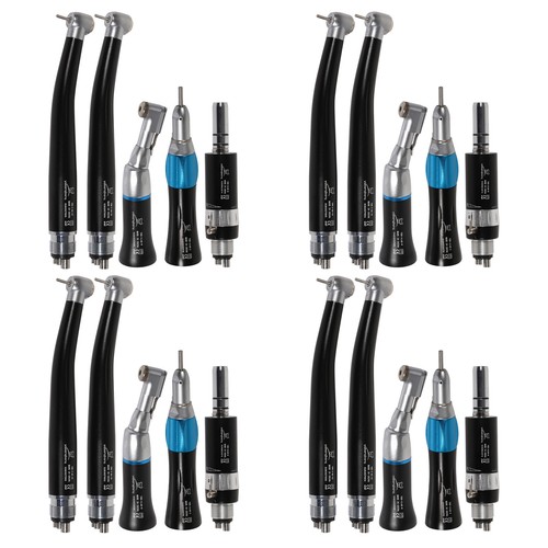 Estilo Dental NSK 4 Agujero Alta y Baja Velocidad Kit de Pieza de Mano Black NEW - Picture 11 of 13