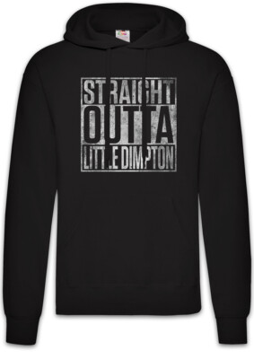 Straight Outta Little Dimpton Hoodie Sweatshirt The Benny Hill Fun Show
