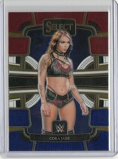 2024 Panini Select WWE #67 Cora Jade Red and Blue