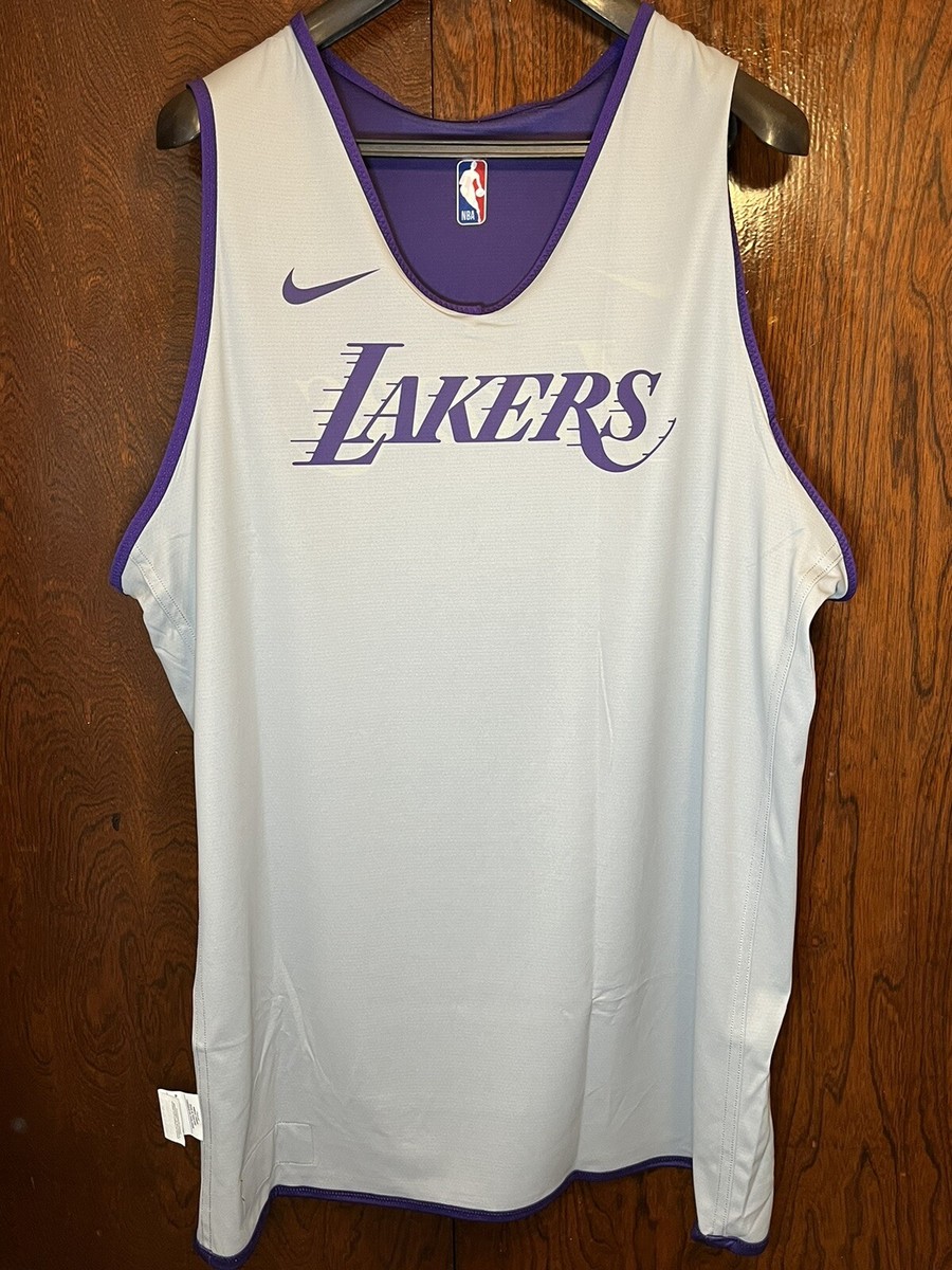 Nike Los Angeles Lakers Team Issued Reversible Practice Jersey