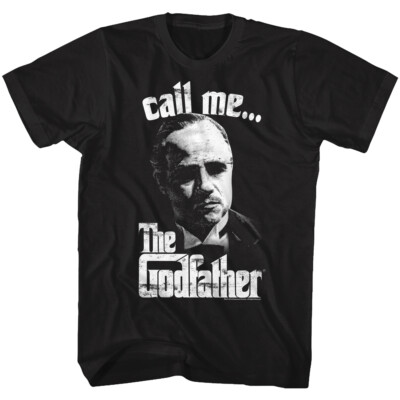 The Godfather Movie Logo Don Corleone Call Me The Godfather Men's T Shirt 
