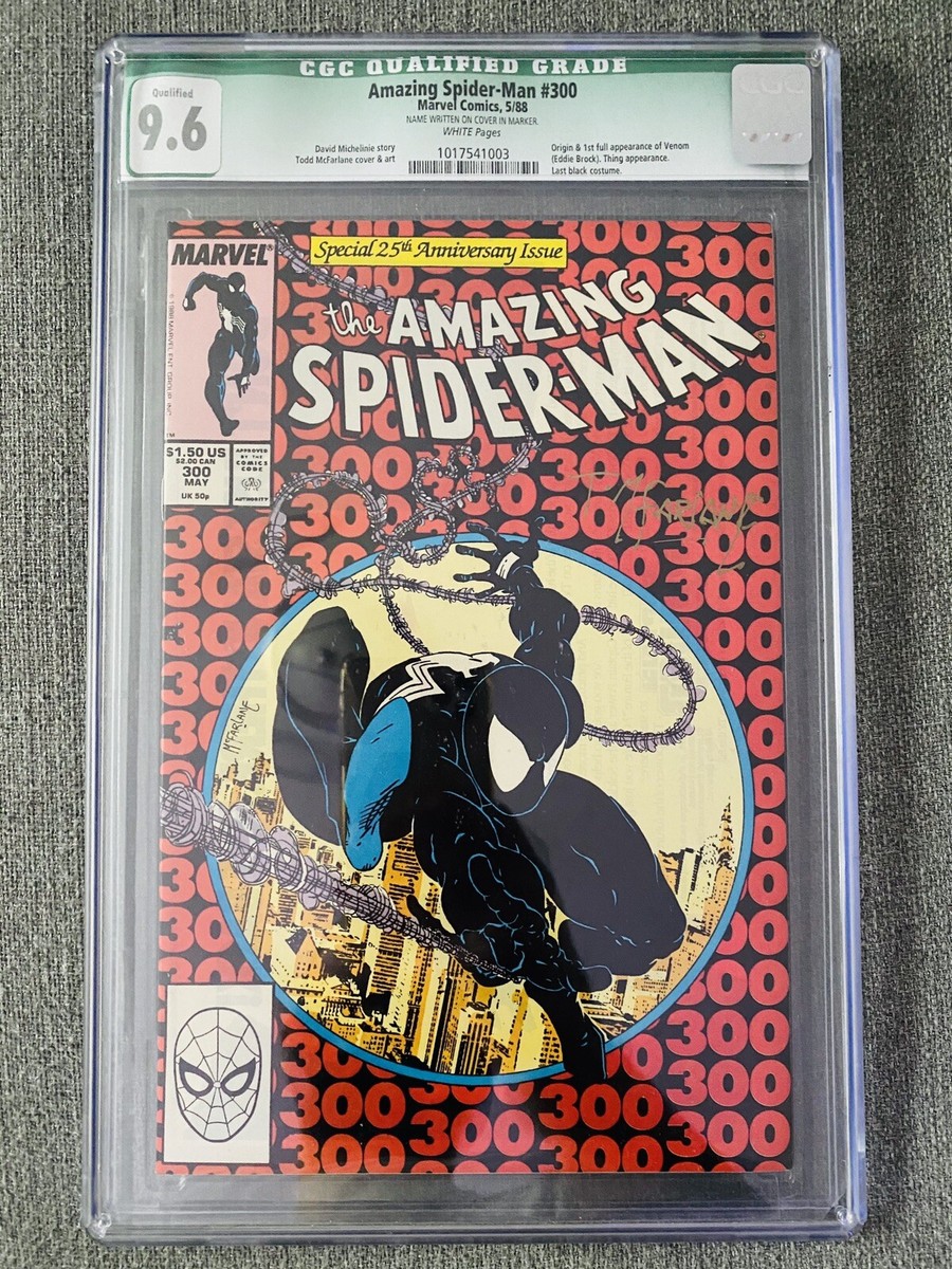 Amazing Spider-man 300 CGC 9.6 Signed By Todd Mcfarlane Green