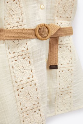 ZARA MIXED PIECE BELT MIXED COIN METAL BELT - Golden | ZARA Singapore main image 3
