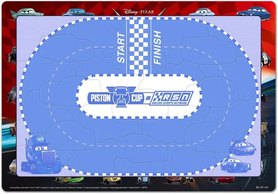 Children's Puzzle Cars Let's pretend racing! 27 pieces [Child Puzzle] DC-27 - Image 2 of 4