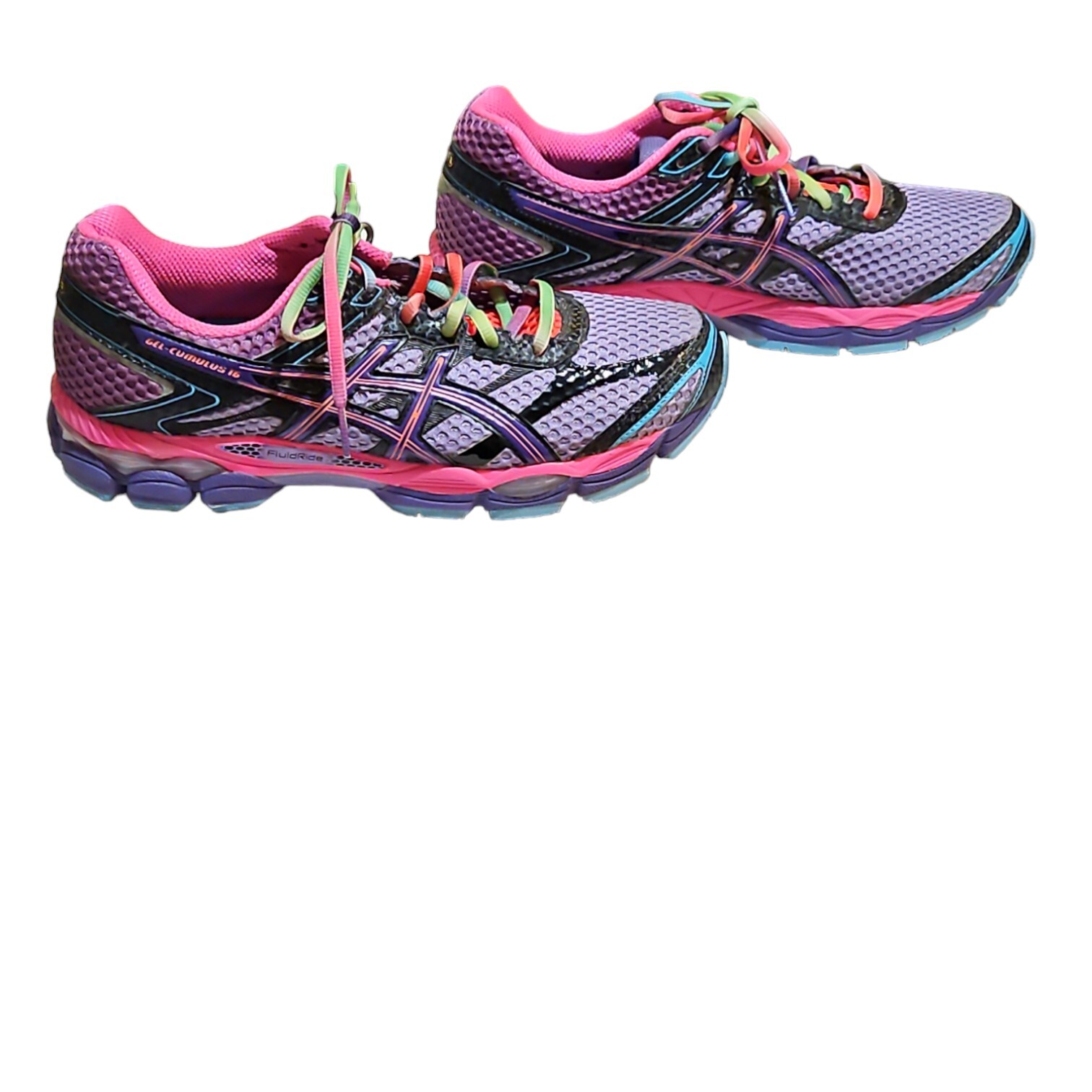 Asics Gel Cumulus 16 Purple Pink Women Size 12 Running Shoes eBay