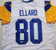 HENRY ELLARD signed custom Jersey auto autograph JSA size XL CERTIFIED