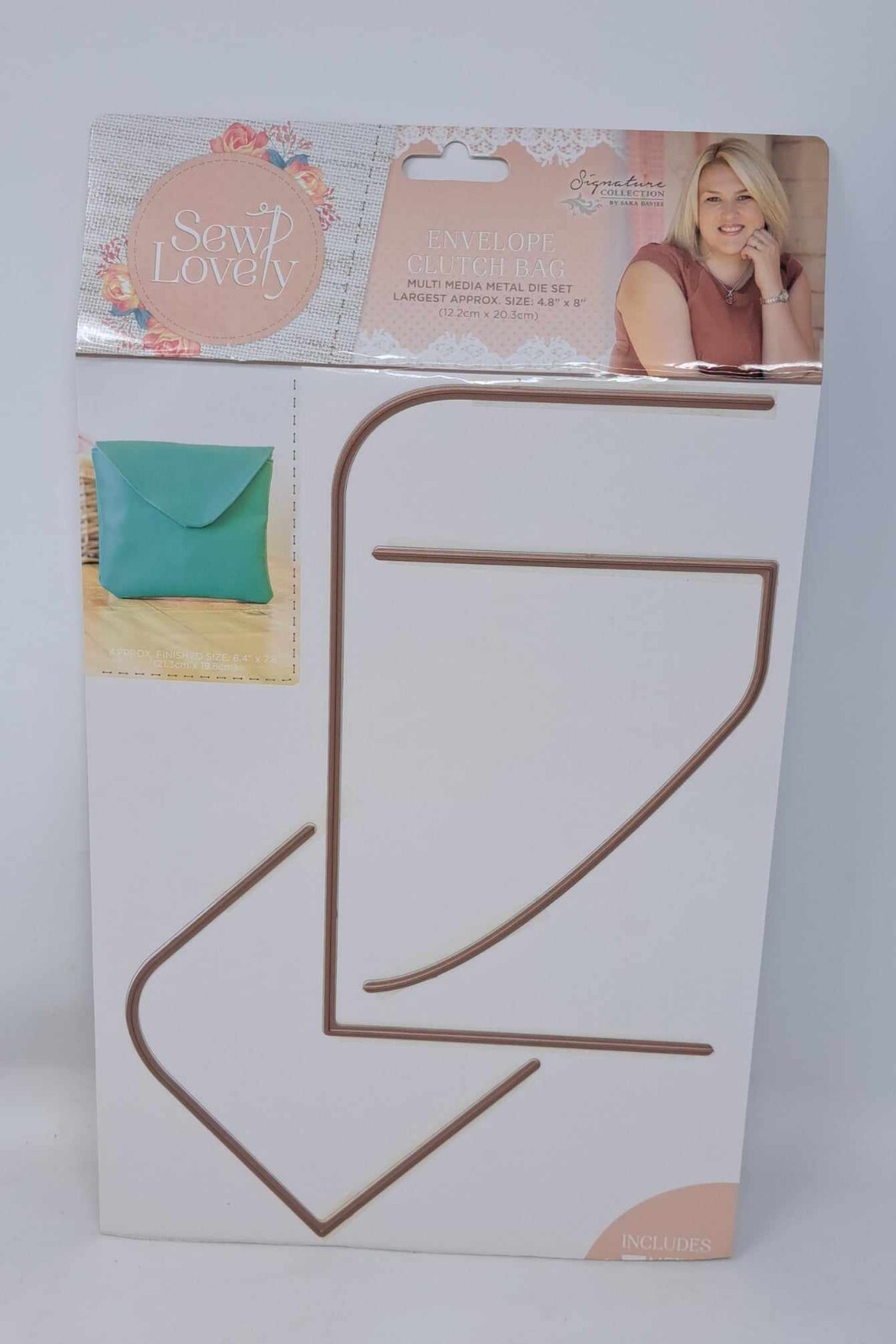 Sew Lovely Envelope Clutch Bag Die Set by Sara Davies | Multi-Media Metal Dies