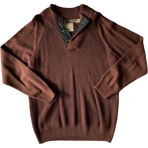 Mens Weatherproof Cable Knit Sweater 