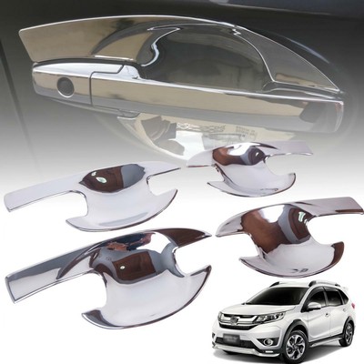 Door Handle Bowl Insert Cover Chrome For Honda Br-V Brv 2016 17 18 2019