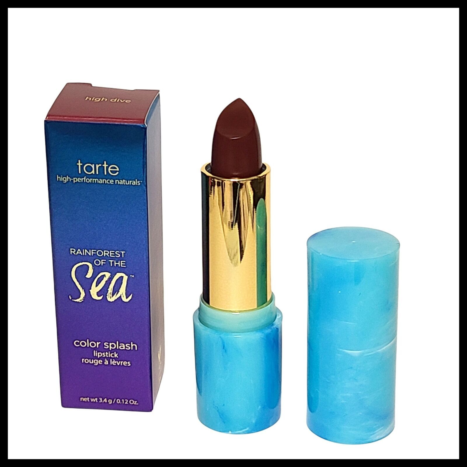 Губная помада Tarte Color Splash Rainforest of the Sea HIGH DIVE винная В натуральную величину Новая 2090₽