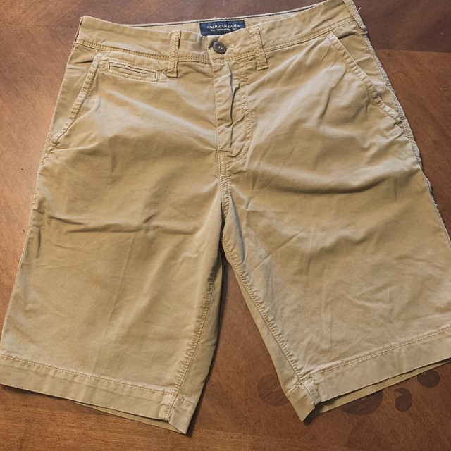 American Eagle Men’s Khaki Shorts Size 28 Classic Next Level Flex eBay