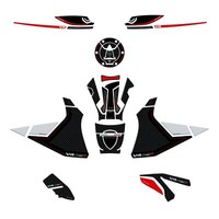 Set Grafik Ducati Multistrada V4 V4S 2024 3D Gel Aufkleber Motorrad Kompatibel