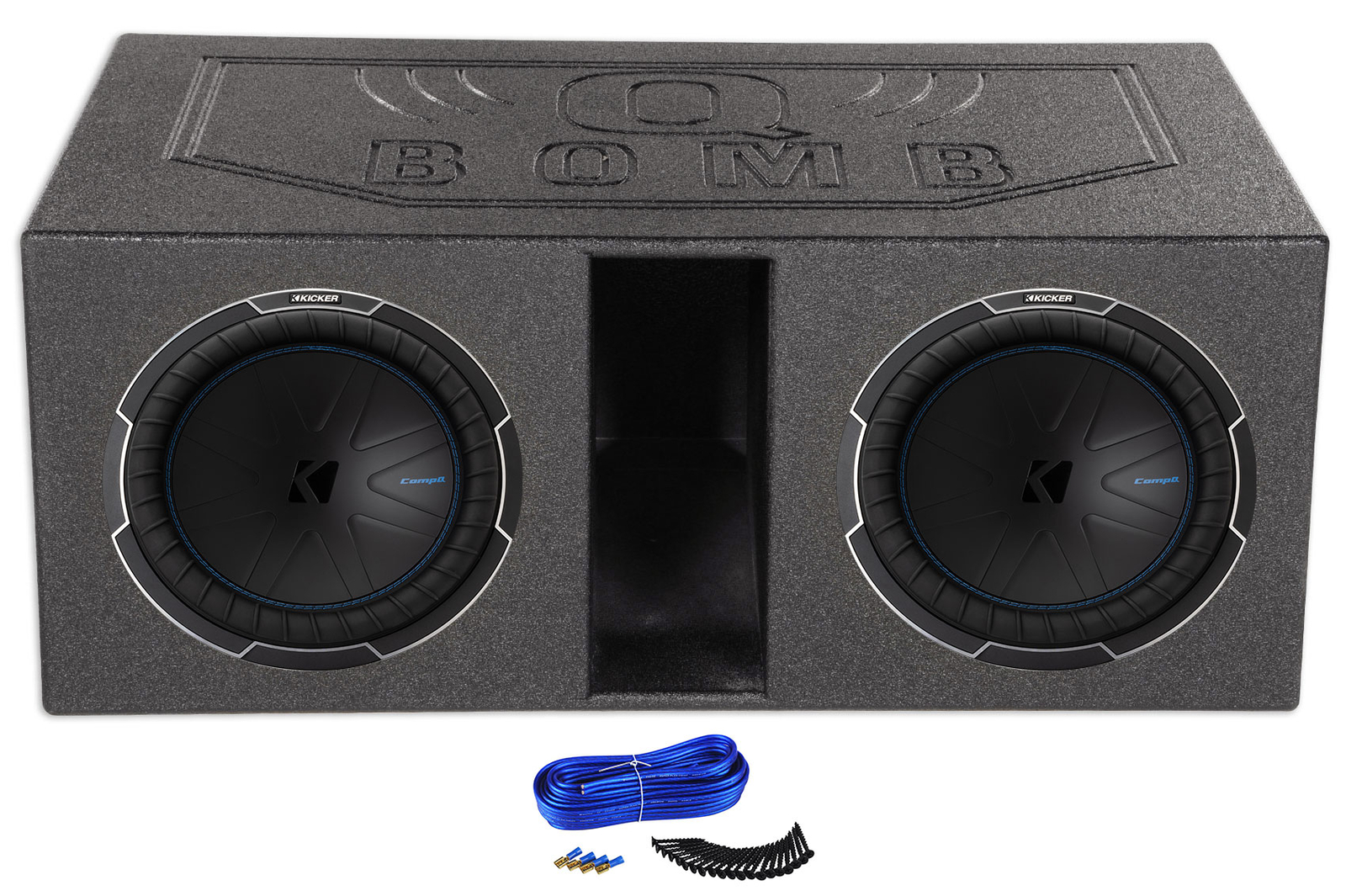 2 Kicker 51CWQ124 COMP Q 12 сабвуферов мощностью 1000 Вт Вентилируемый корпус CWQ124 117690₽