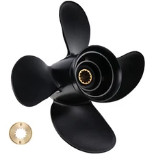 For Mercury SpitFire Propeller 14" Pitch 48-8M8026635 Right Hand 4Blade Aluminum