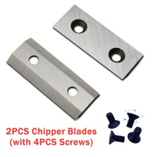2PC Garden Shredder Chipper Blades Cutter Set For SCREWFIX TITAN TTB3535HR 35mm