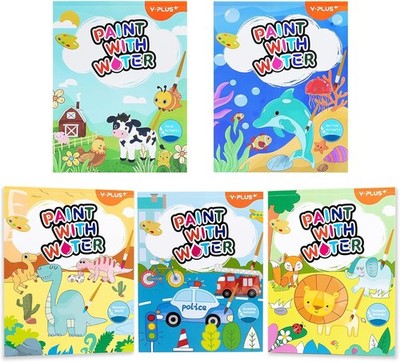 YPLUS Wassermal-Bücher, Kleinkinder, Aquarell-Papier für Kinder von 1-3 Jahren
