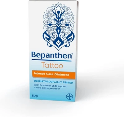Bepanthen Tattoo Intense Care Ointment, Formulated with Provitamin B5, 50G