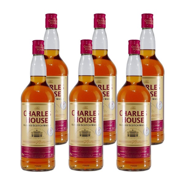 Charles House Blended Scotch Whisky (6 X 1,0L)-image