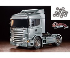 Tamiya Scania R470 argento 1:14 camion RC incl. LED e cuscinetti a sfera - 56364LEDKU