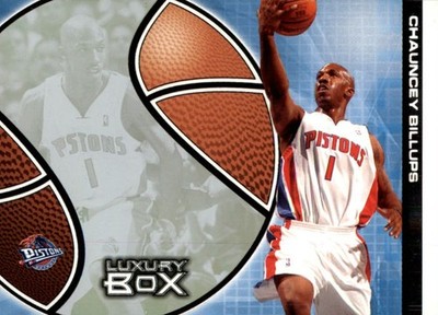 2004-05 Topps Luxury Box #25 Chauncey Billups Detroit Pistons HOF