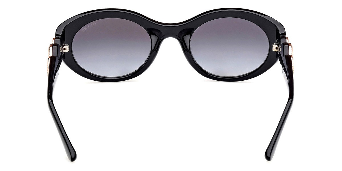 Guess GU00198-H Sunglasses Female Shiny Black 53mm New 100 
